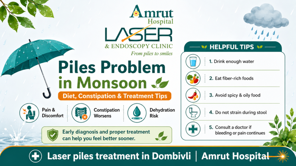 laser piles treatment in dombivli | Amrut Hospital