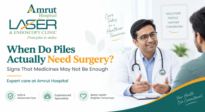lazer piles treatment in dombivli |Amrut Hospital